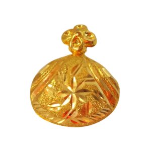 Solid 22K/18K/14K Fine Gold Certified Stamped Shell Design Pendant In 22 Carat,18 Carat and 14 Carat Fine Gold