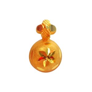 Solid 22K/18K/14K Fine Gold Certified Stamped Small Beautiful Design Pendant In 22 Carat,18 Carat and 14 Carat Fine Gold