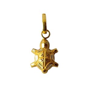 Solid 22K/18K/14K Fine Gold Certified Stamped Turtle Design Pendant In 22 Carat,18 Carat and 14 Carat Fine Gold