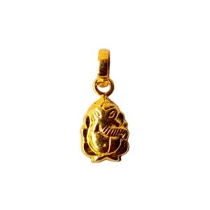 Solid 22K/18K/14K Fine Gold Certified Stamped Lord Ganesha Design Pendant In 22 Carat,18 Carat and 14 Carat Fine Gold
