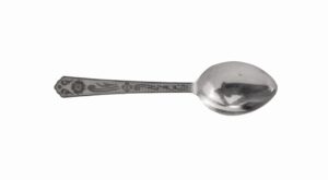 New Indian Solid Pure 925 Fine Silver Beautiful Design Handmade Spoon