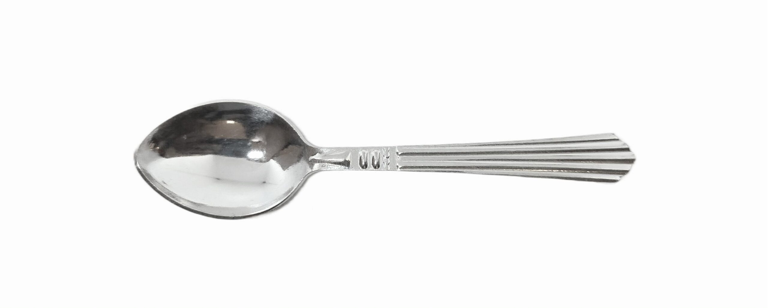 New Indian Solid Pure 925 Fine Silver Carved Design Handmade Spoon