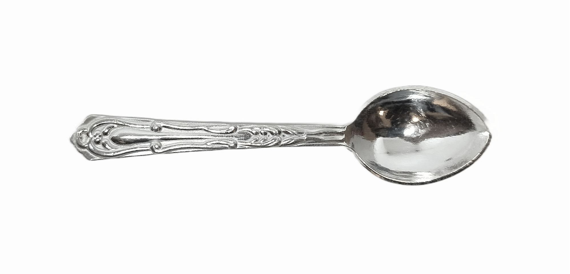 New Indian Solid Pure 925 Fine Silver Elegant Design Handmade Spoon