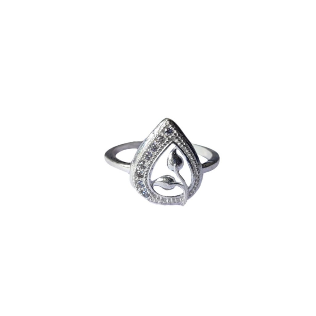 Solid Pure 925 Sterling Fine Silver Beautiful Design Unisex Ring Size-8