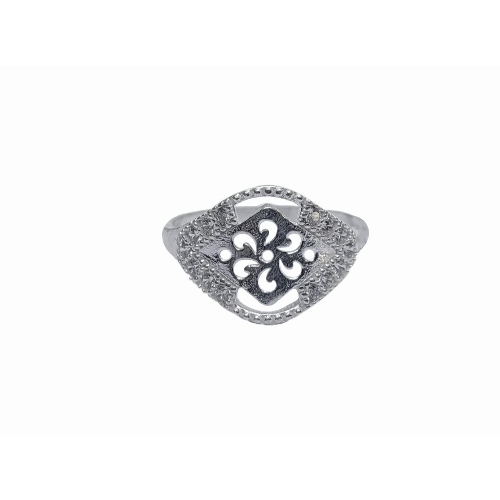 Solid Pure 925 Sterling Fine Silver Beautiful Design Ladies Ring Size-8