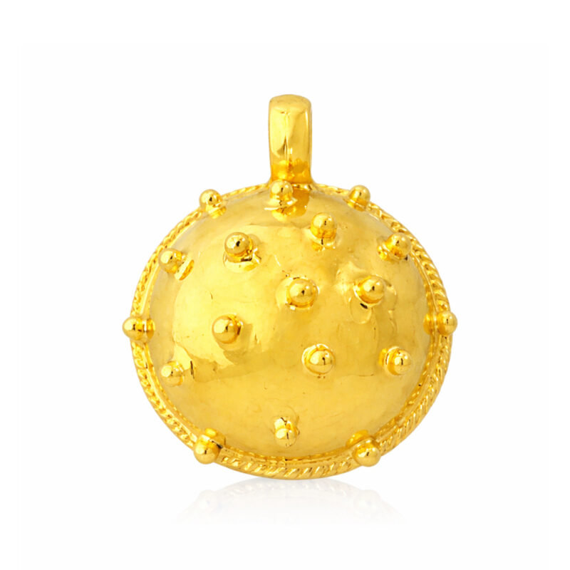 BIS Certified Real 22K Yellow Fine Gold Mangalsutra Pendant For Women