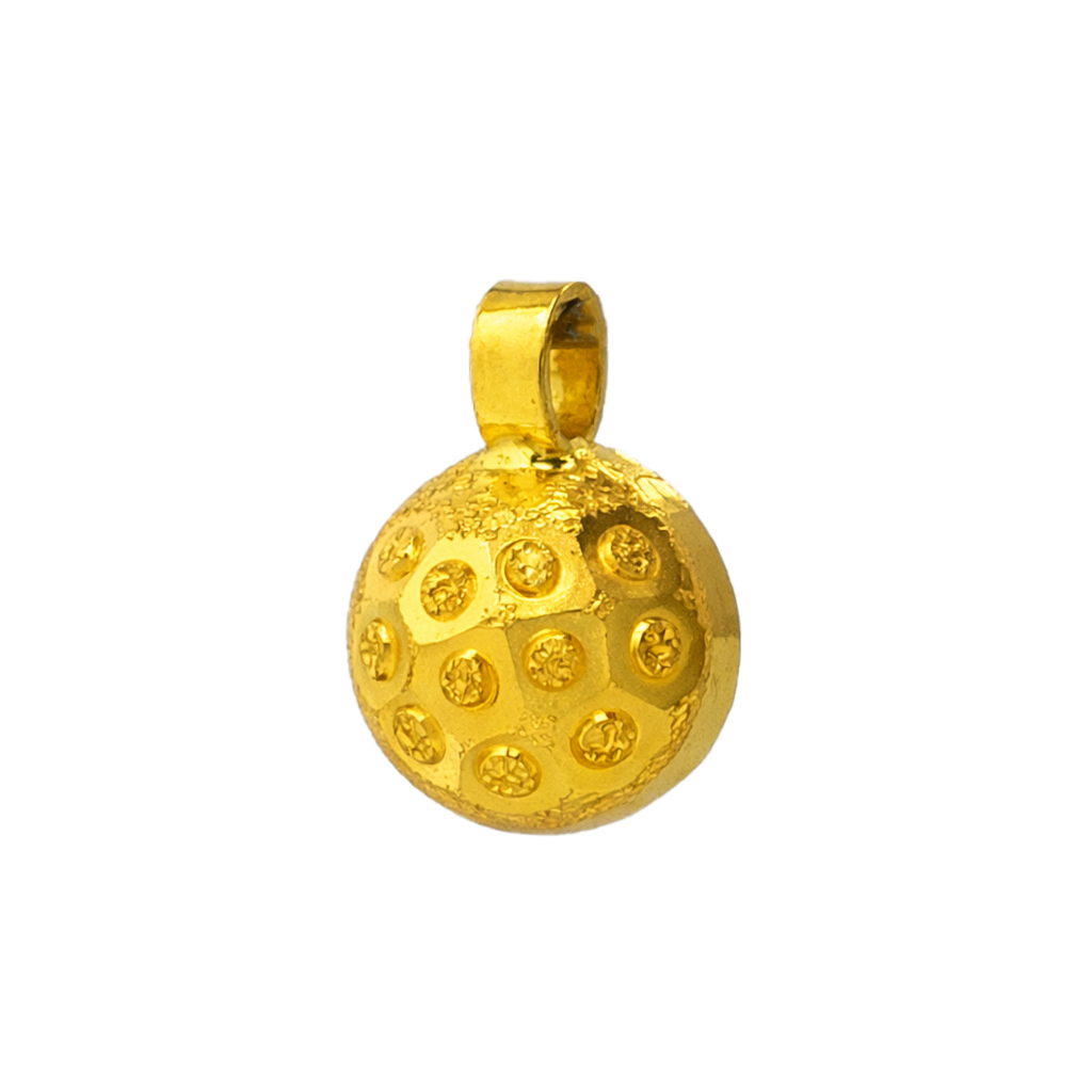 BIS Certified Real 22K Yellow Fine Gold Mangalsutra Pendant For Women - Image 2
