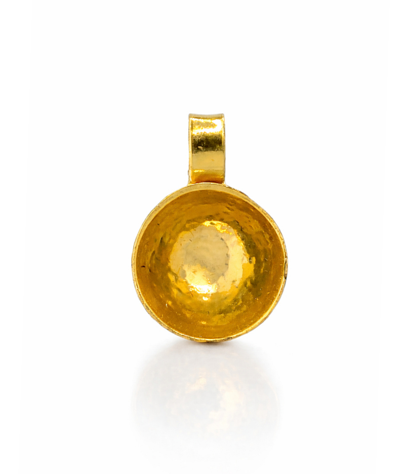 BIS Certified Real 22K Yellow Fine Gold Mangalsutra Pendant For Women - Image 3