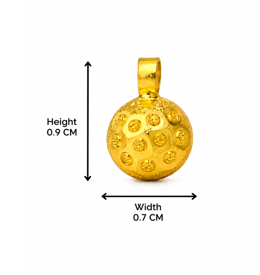 BIS Certified Real 22K Yellow Fine Gold Mangalsutra Pendant For Women - Image 4