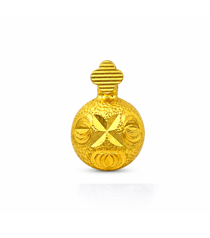 BIS Certified Real 22K Yellow Fine Gold Mangalsutra Pendant For Women