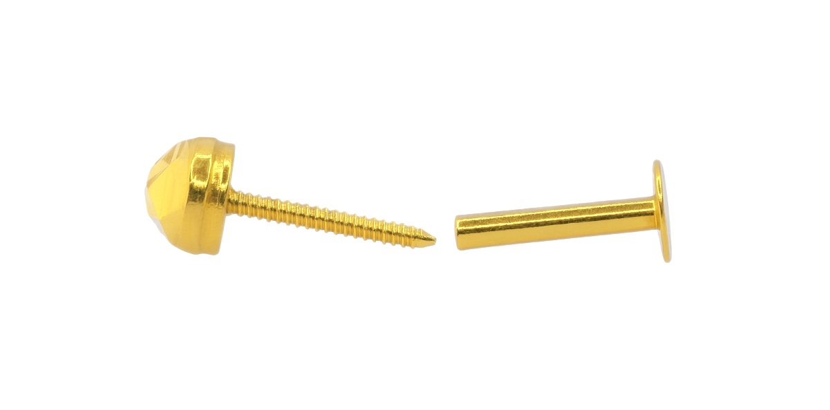 BIS Certified Real 18K Yellow Fine Gold Star Round Stud Earrings For Women - Image 4