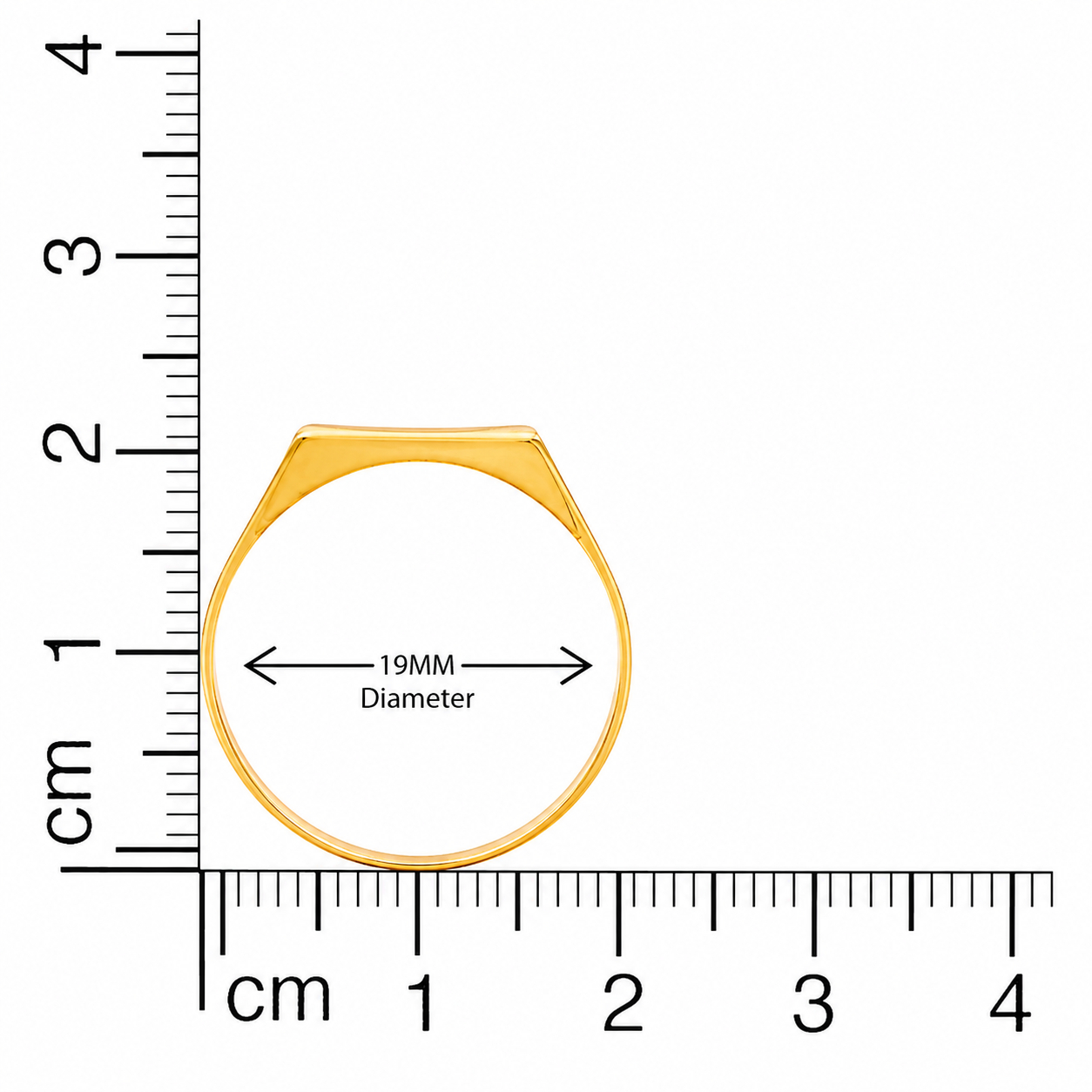 BIS Certified Real 22K Yellow Fine Gold Handmade Classy Finger Ring For Men - Image 4
