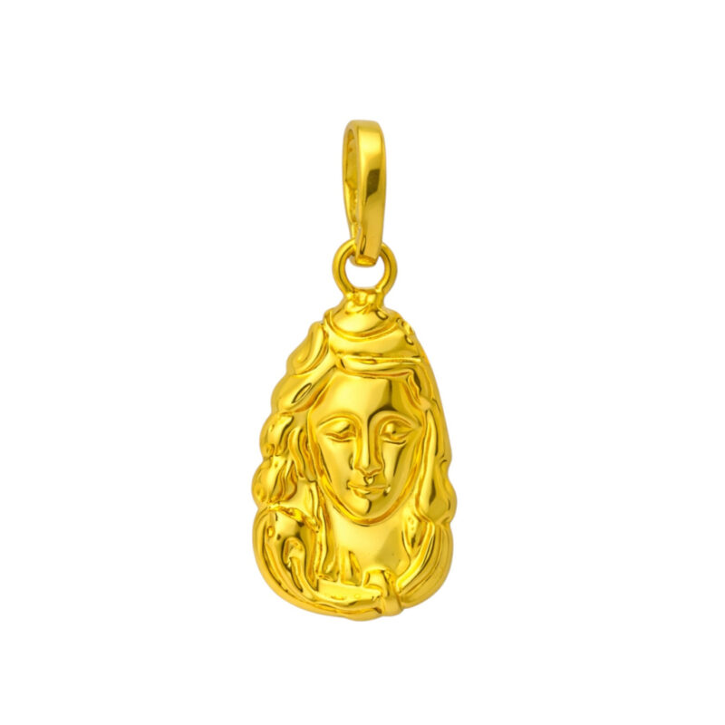 BIS Certified Real 18K Yellow Fine Gold Handmade Chain Pendant For Women