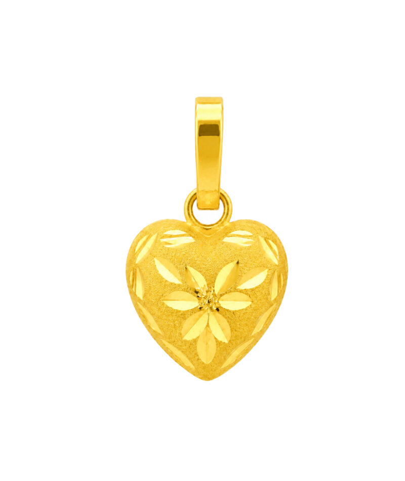BIS Certified Real 22K Yellow Fine Gold Handmade Chain Pendant For Women