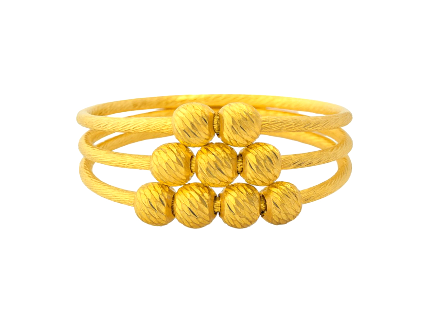 BIS Certified Real 22K Yellow Fine Gold Attractive Finger Ring For Women