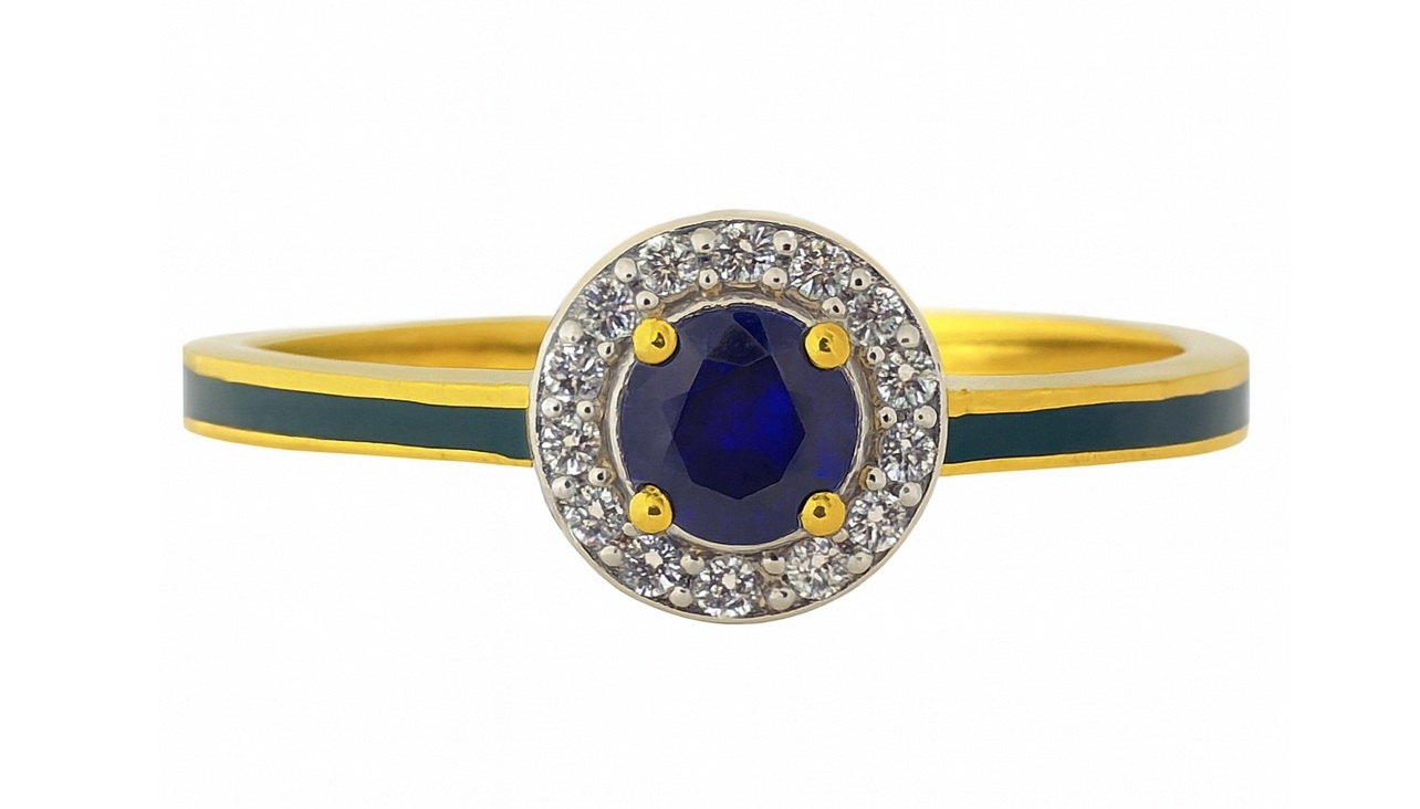 BIS Certified Real 22K Yellow Fine Gold Delightful Finger Ring For Women