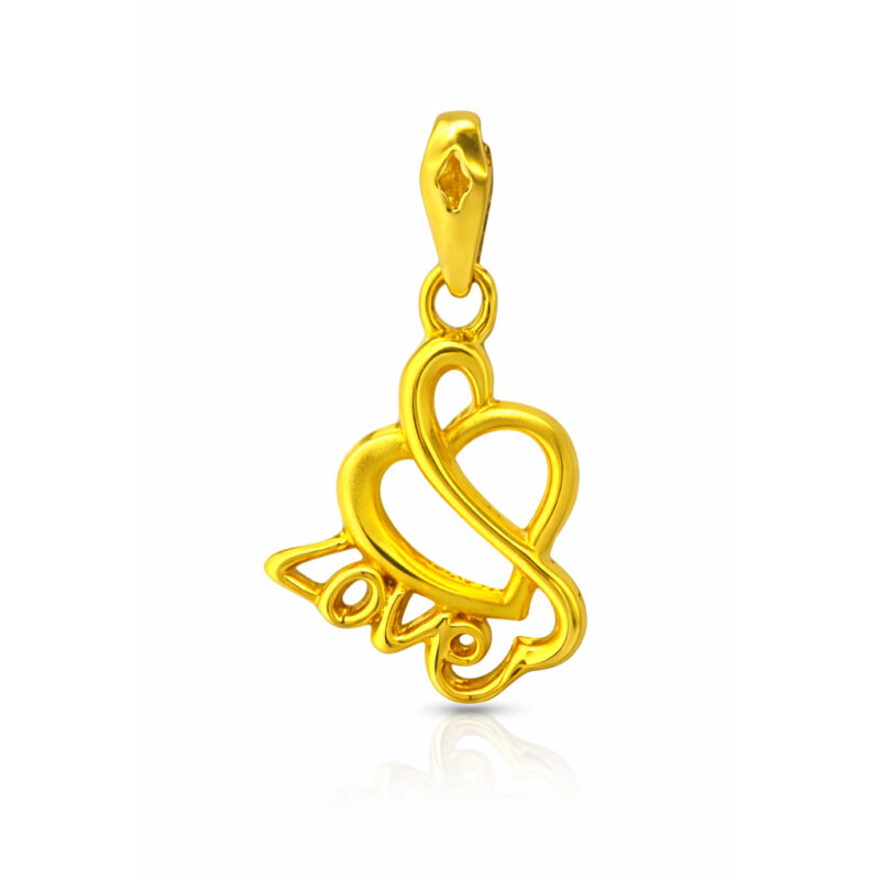 BIS Certified Real 22K Yellow Fine Gold Chain Pendant For Women