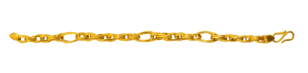 BIS Certified Real 22K Yellow Fine Gold Classic Bracelet For Men - Image 2
