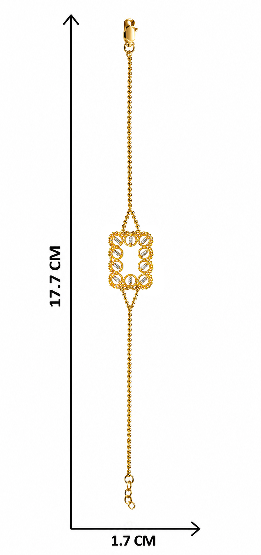 BIS Certified Real 22K Yellow Fine Gold Elegant Bracelet For Women - Image 5