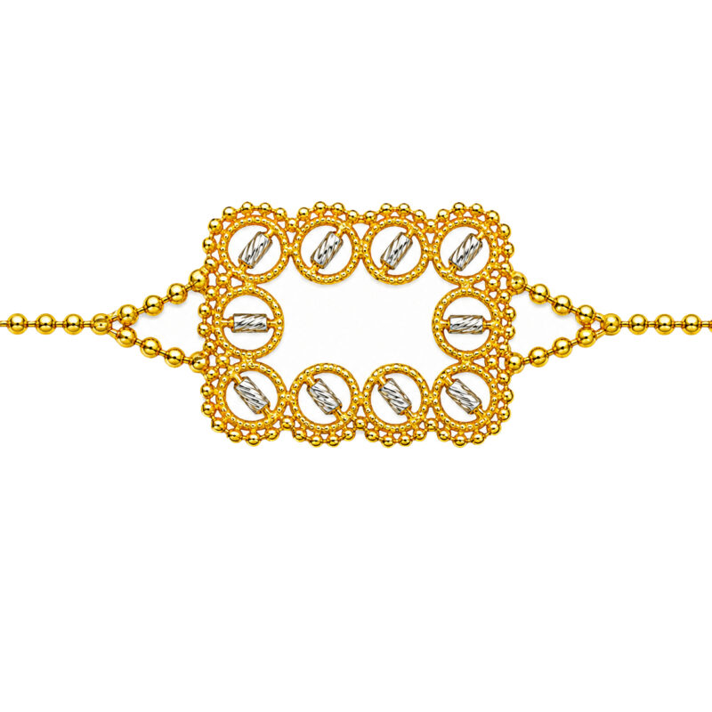 BIS Certified Real 22K Yellow Fine Gold Elegant Bracelet For Women