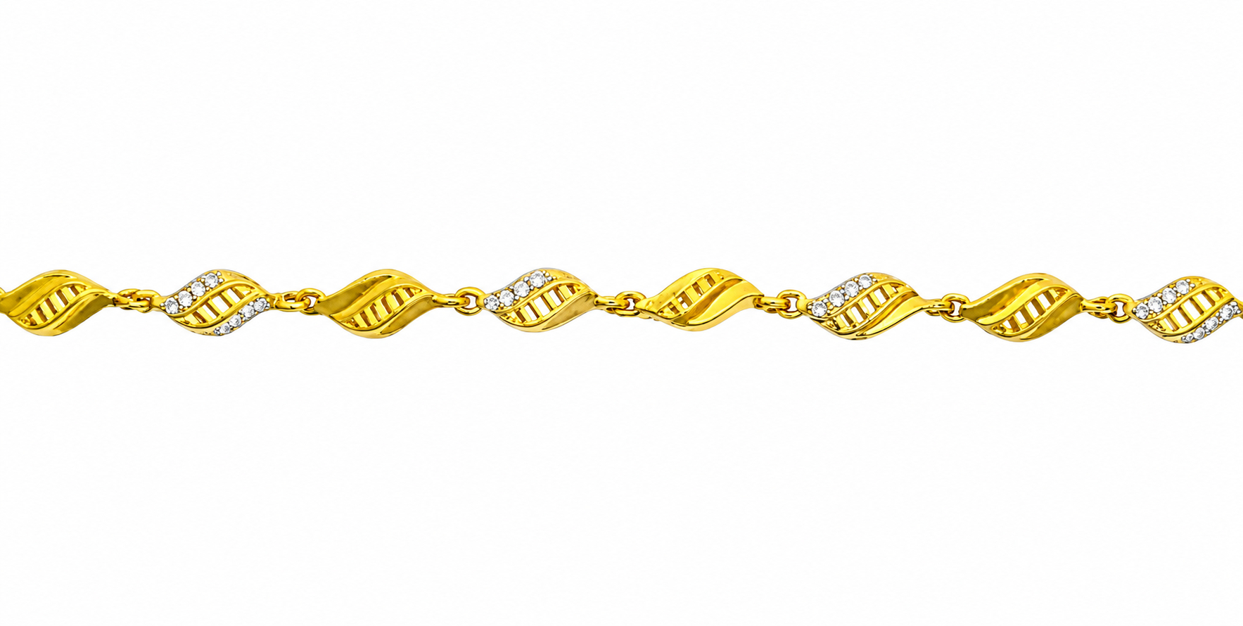 BIS Certified Real 22K Yellow Fine Gold Beauteous Bracelet For Women - Image 3
