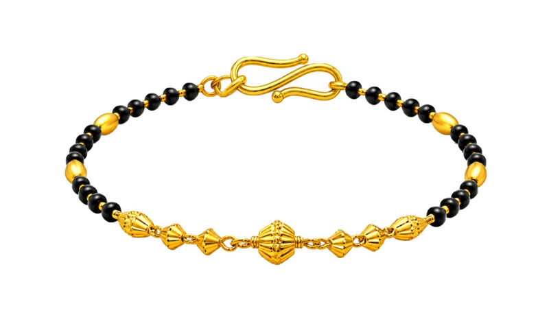 BIS Certified Real 22K Yellow Fine Gold Handmade Elegant Bracelet For Women