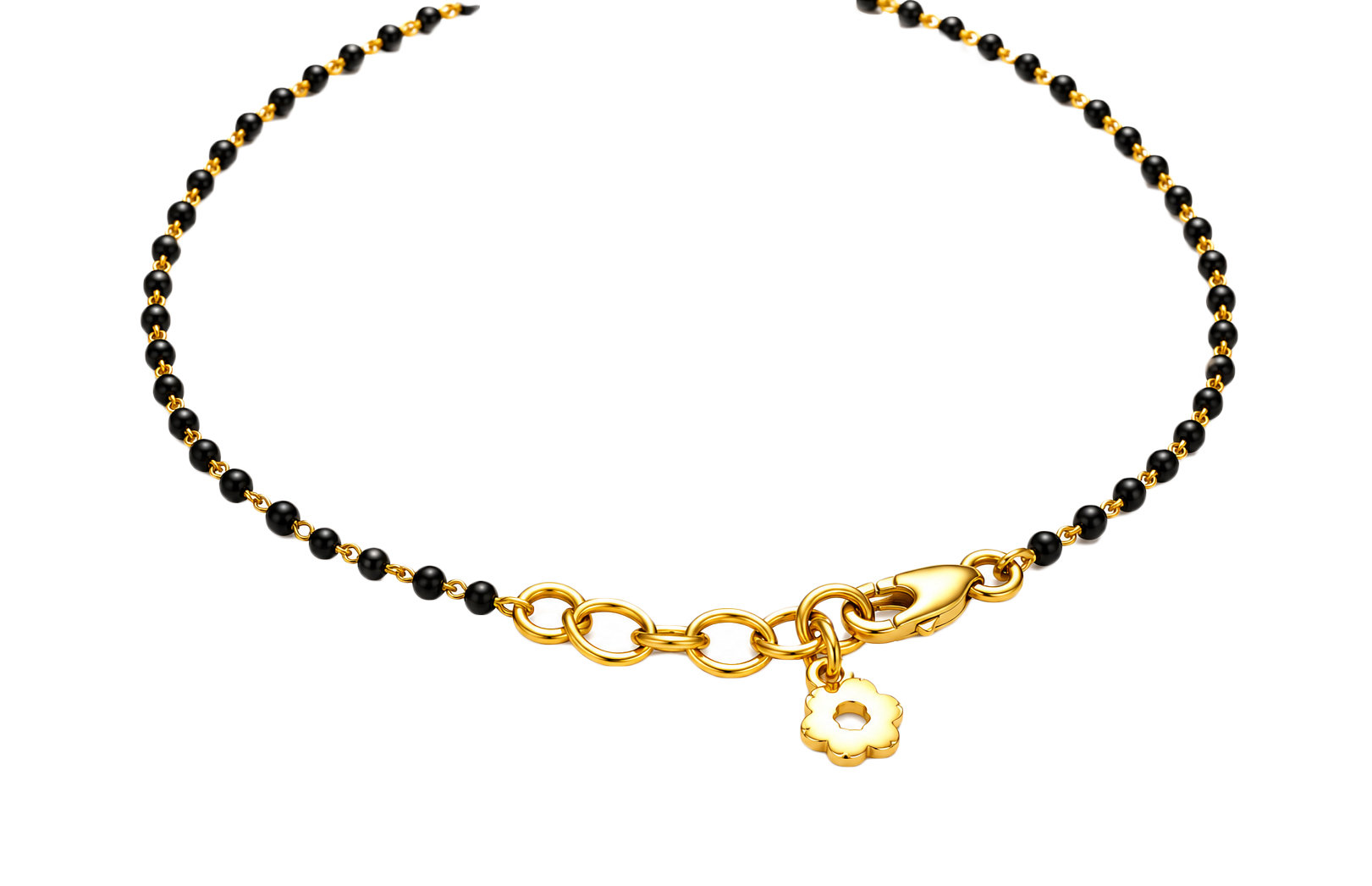 BIS Certified Real 22K Yellow Fine Gold Abstract Bracelet For Women - Image 2