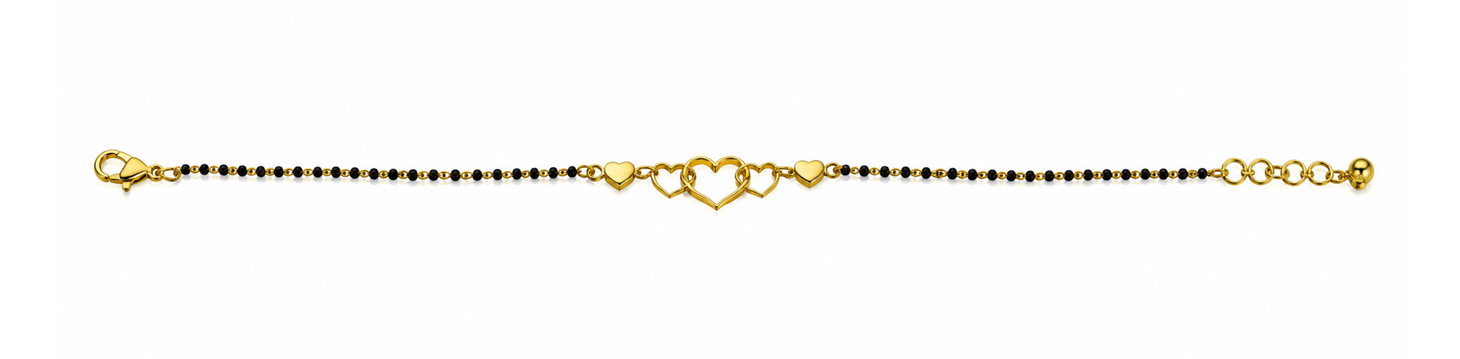 BIS Certified Real 22K Yellow Fine Gold Abstract Bracelet For Women - Image 4
