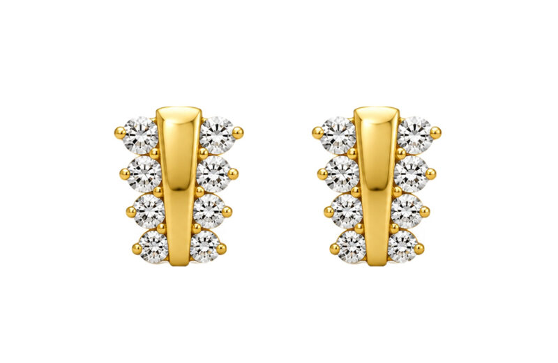 BIS Certified Real 22K Yellow Fine Gold Elegant Earrings For Women